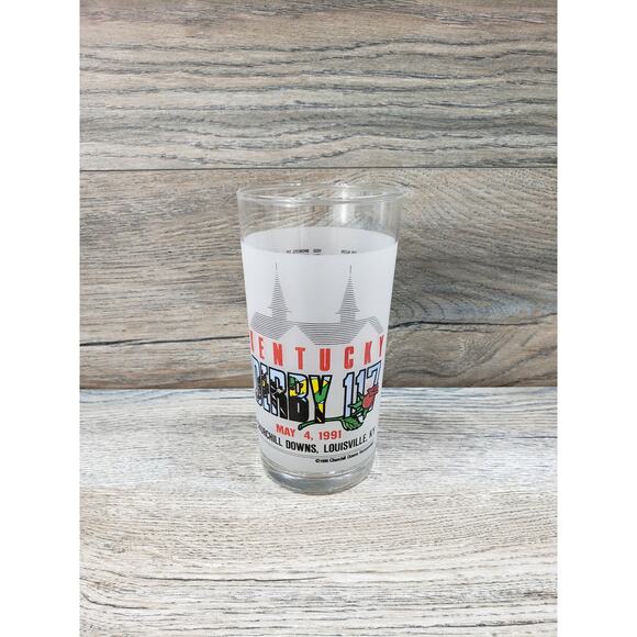 Kentucky Derby 117 1991 Official Julep Drinking Glass - Picture 1 of 8